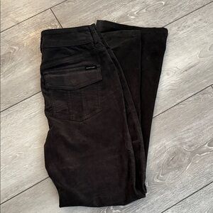 Women’s Sanctuary cargo  size 27  dark brown velvet jeans